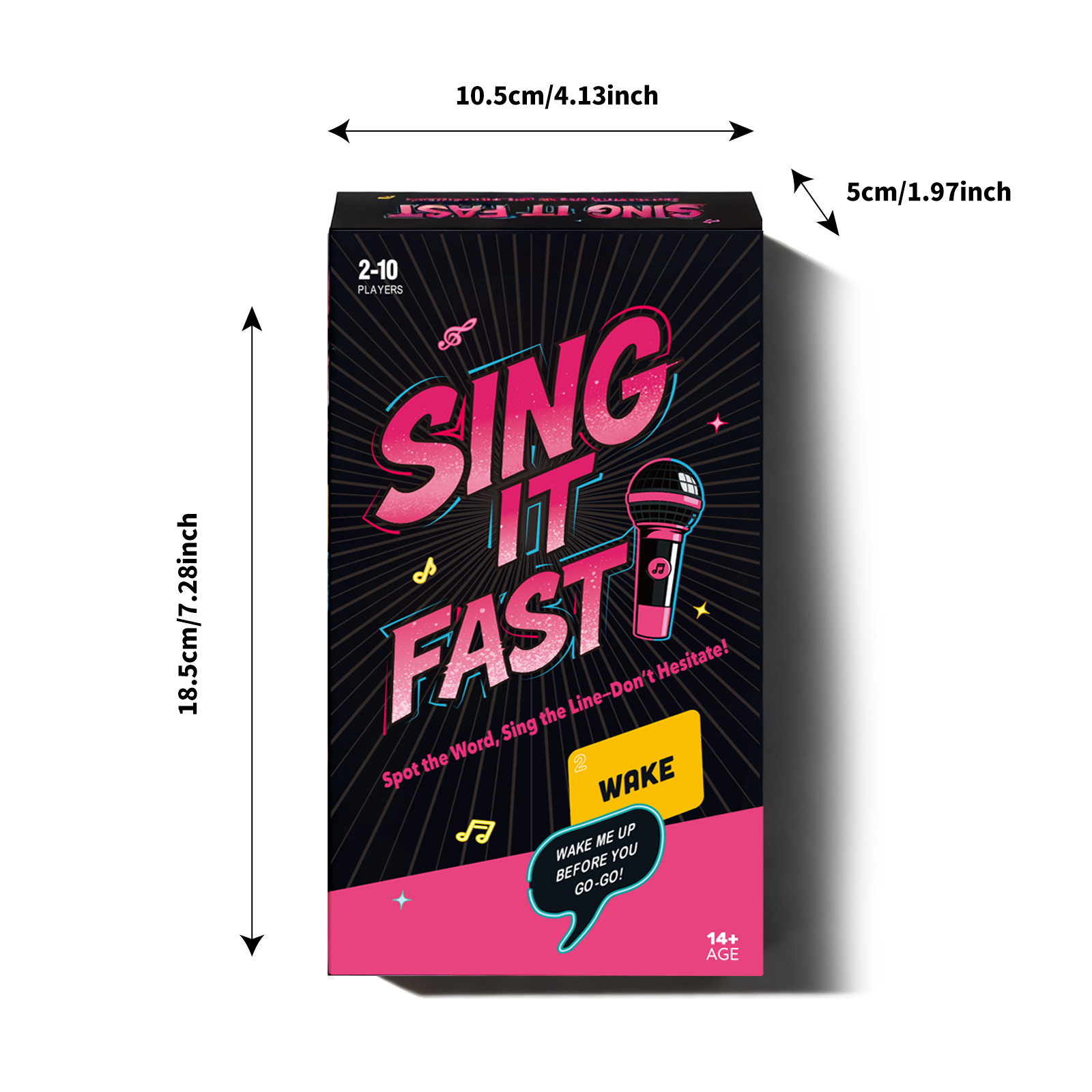 Sing It Fast Music Party Card Game product view 2