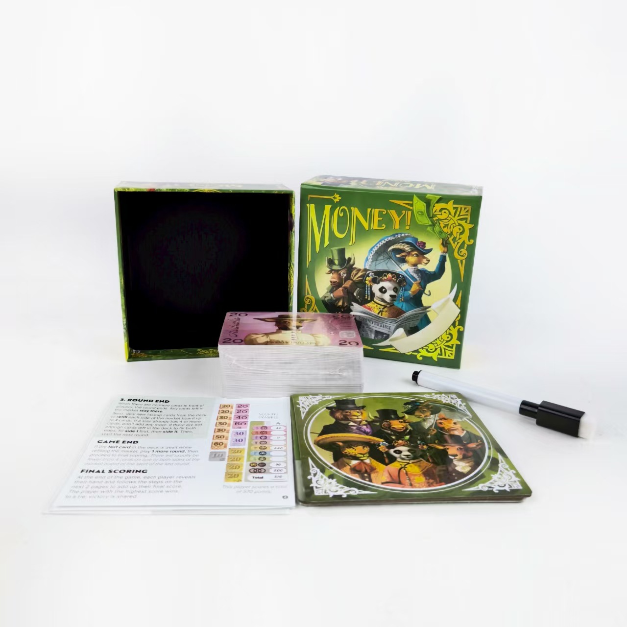 Money! Bilingual Strategy Card Game product view 4