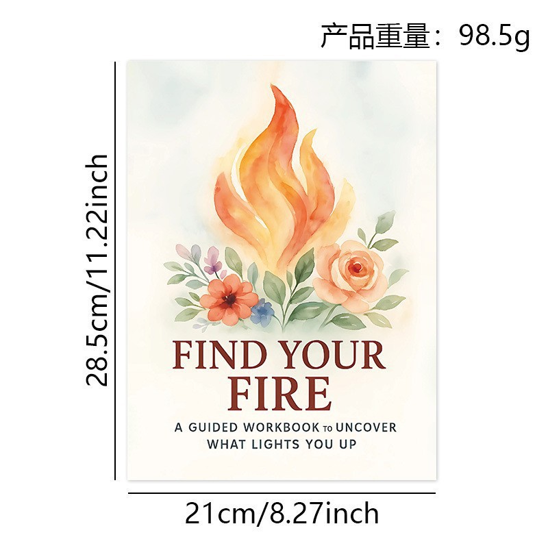 Assorted Guided Planners, Journals and Wellness Workbooks – 74 Options – Find Your Fire Guided Workbook