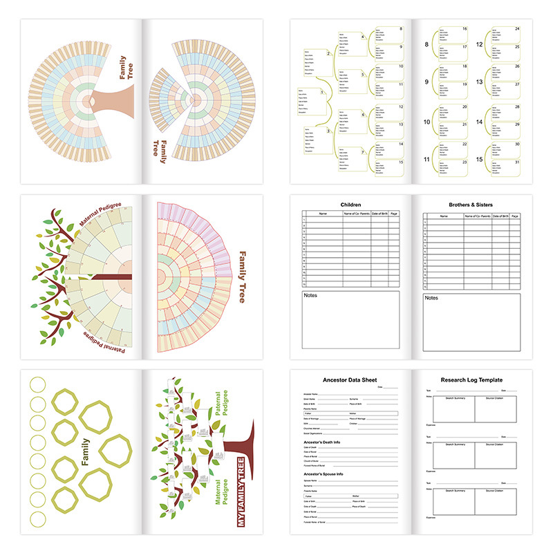 Genealogy Organizer and Family Tree Workbook product view 3