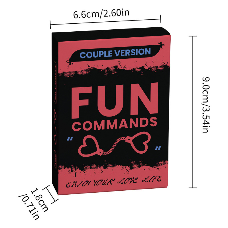 Fun Commands 46-Card Couples Scratch-Off Challenge Game product view 5