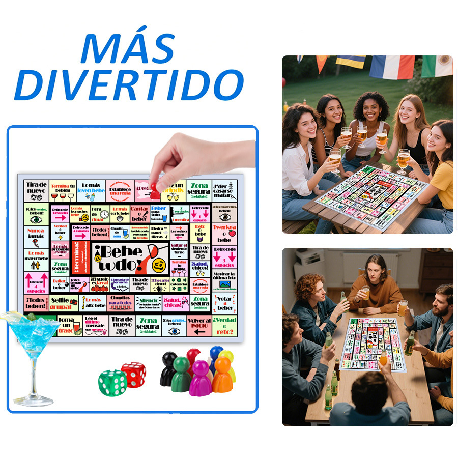 Bebe Tudo Couples Drinking Board Game product view 5