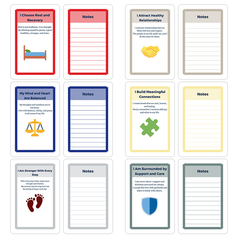Mental Resilience Positive Affirmation Cards – 50 Pack product view 3