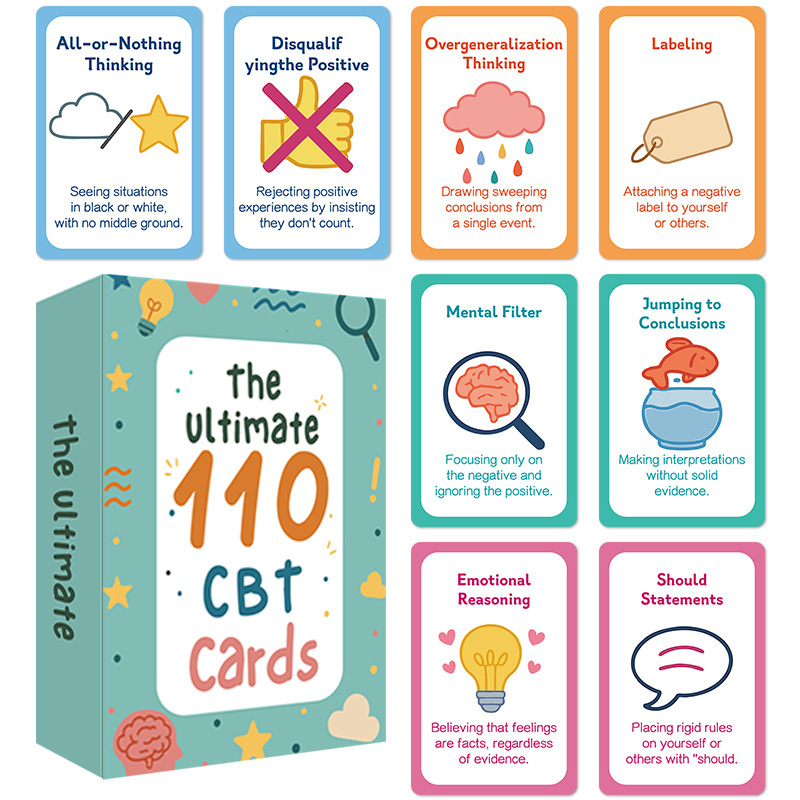 The Ultimate 110 CBT Mental Health Cards