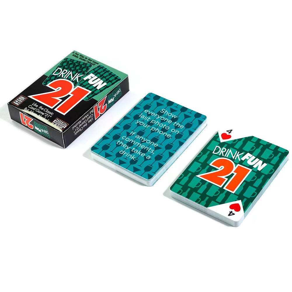 Drink Fun 21 Couples Drinking Party Card Game product view 3