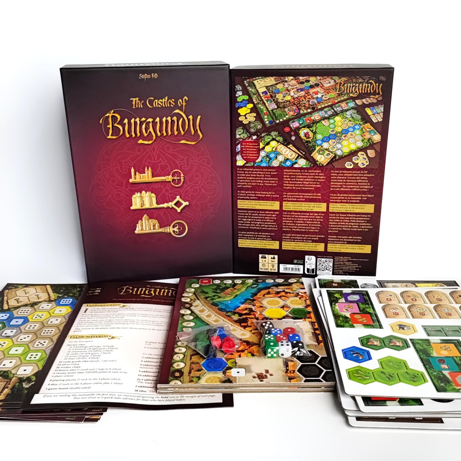 The Castles of Burgundy Deluxe English Board Game