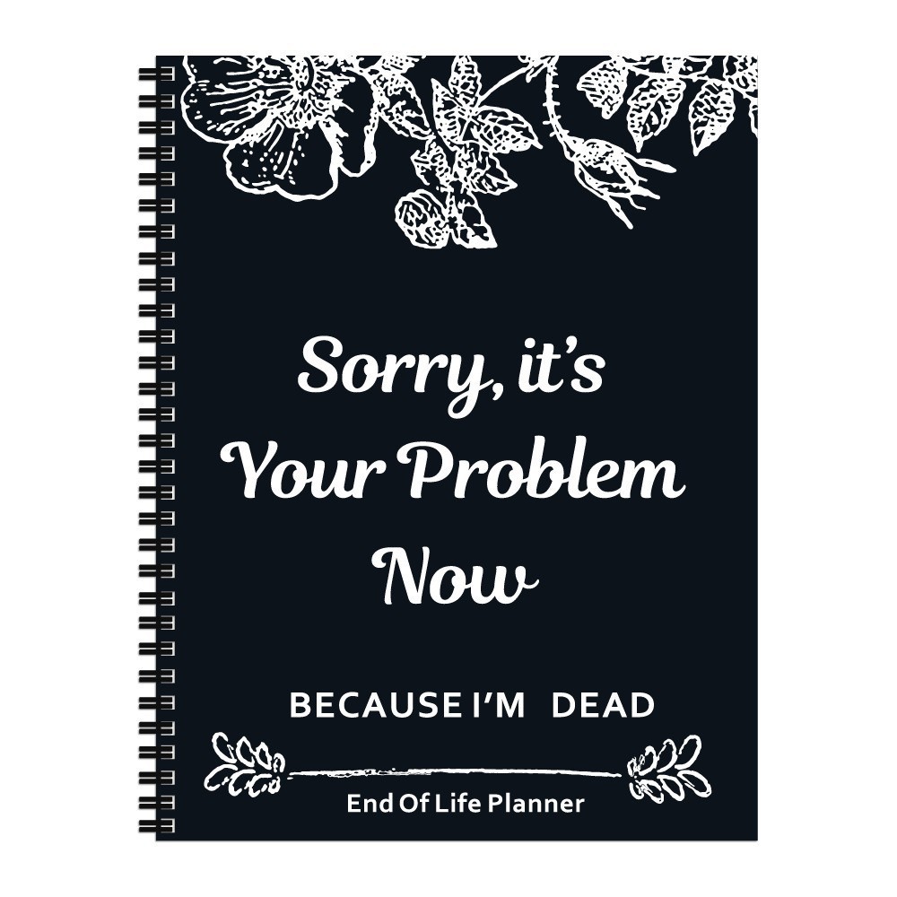 Assorted Guided Planners, Journals and Wellness Workbooks – 74 Options – Gray Binder