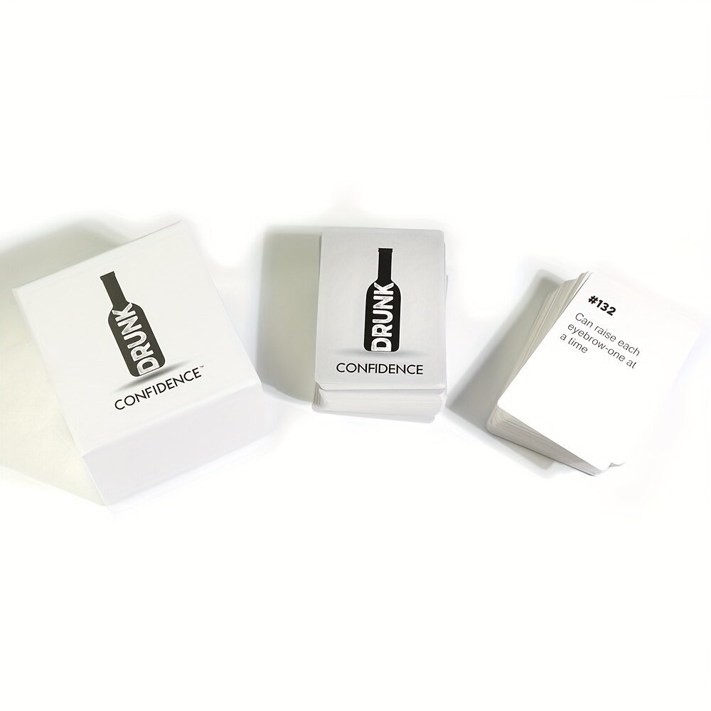 Drunk Confidence Couples Drinking Party Card Game product view 4