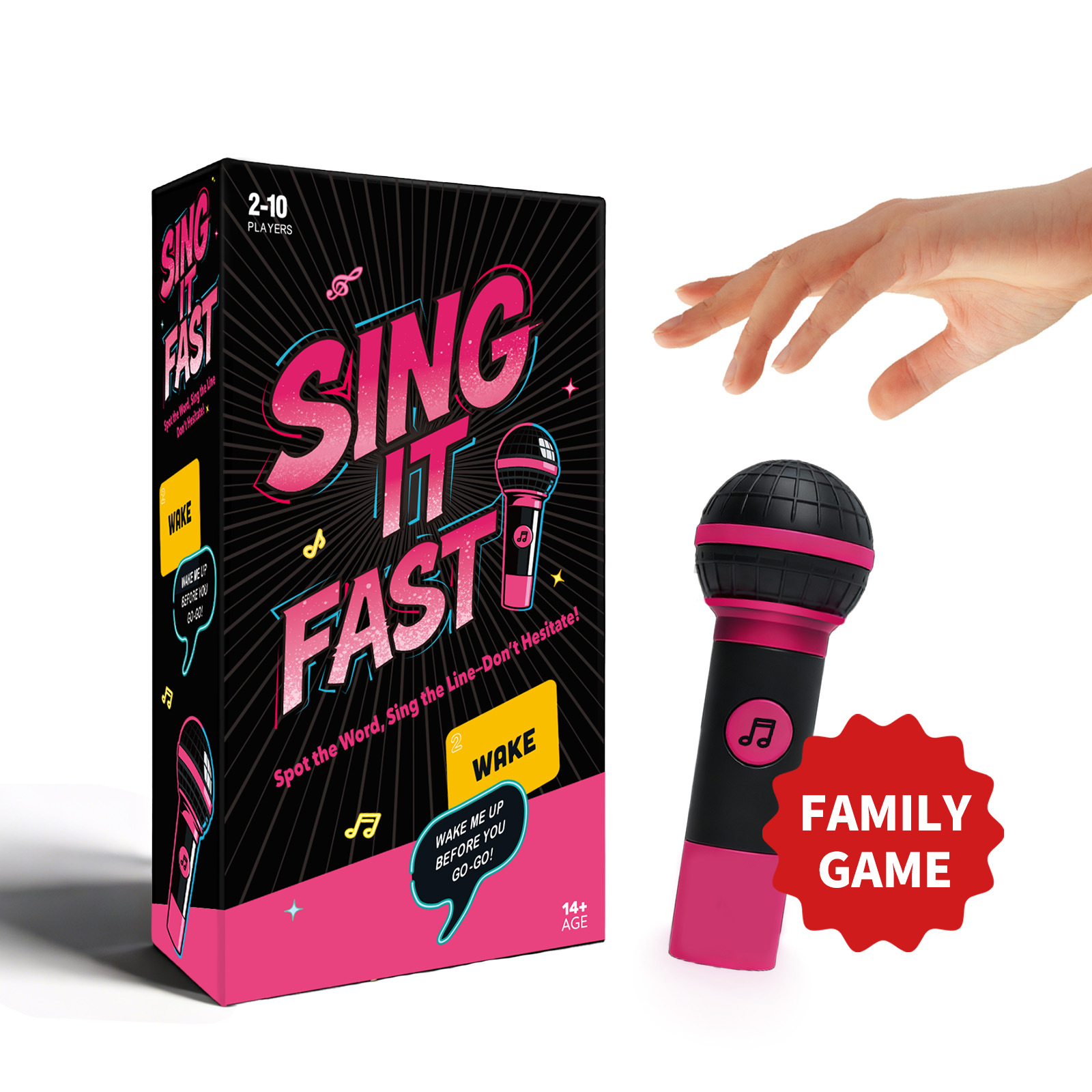 Sing It Fast Music Party Card Game product view 3