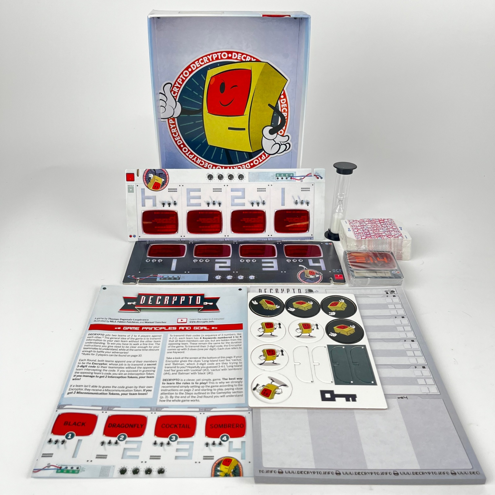 Decrypto English Team Deduction Board Game