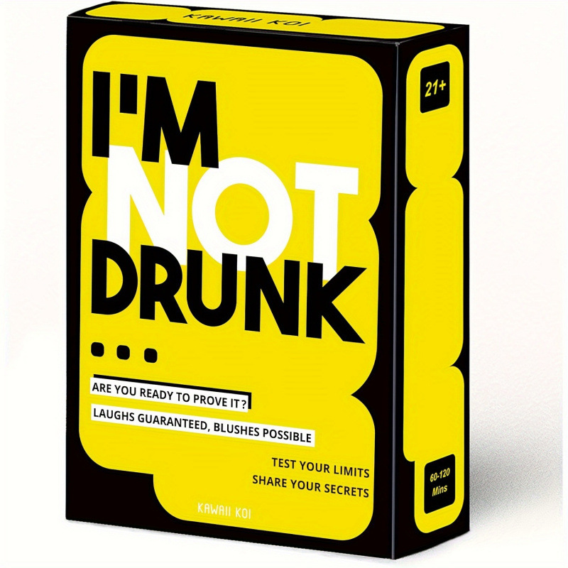 I'm Not Drunk English Drinking Party Card Game