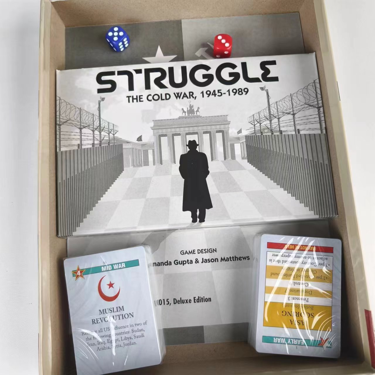 Twilight Struggle English Two-Player Strategy Board Game