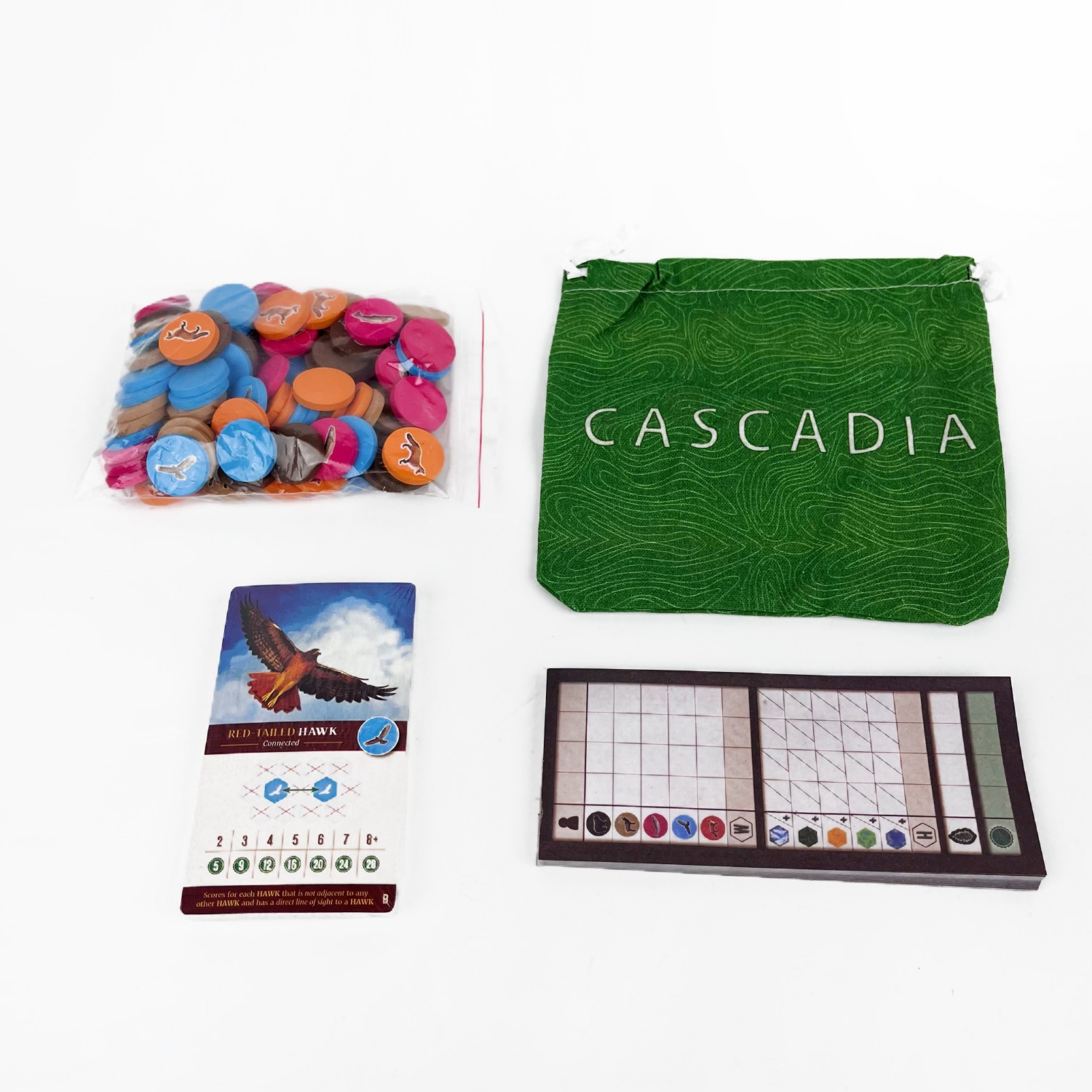 Cascadia English Strategy Board Game with Landmarks Expansion product view 2