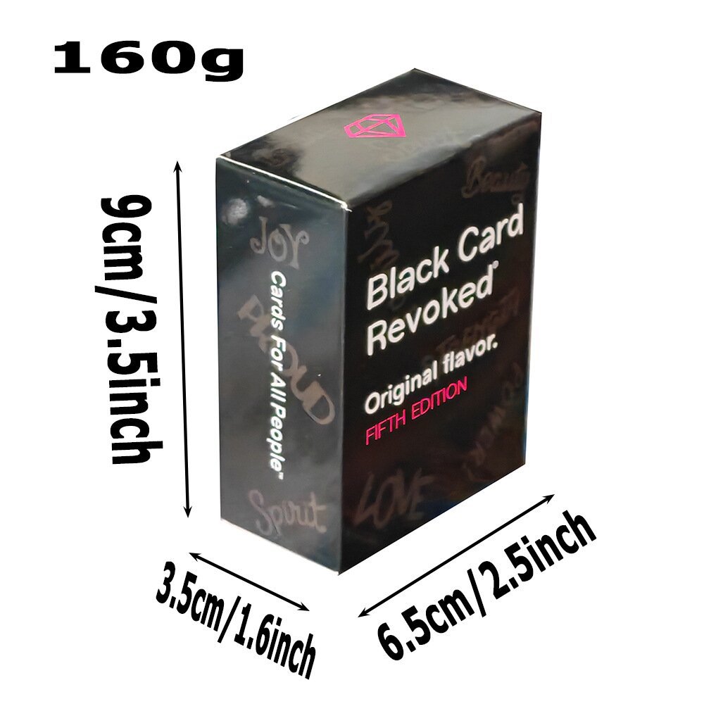 Black Card Revoked English Party Card Game product view 4