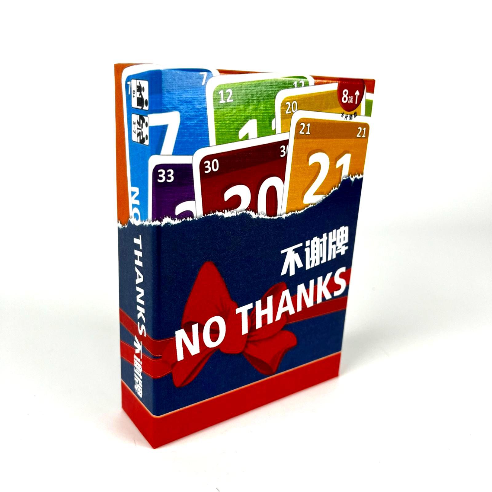 No Thanks! Family Strategy Card Game
