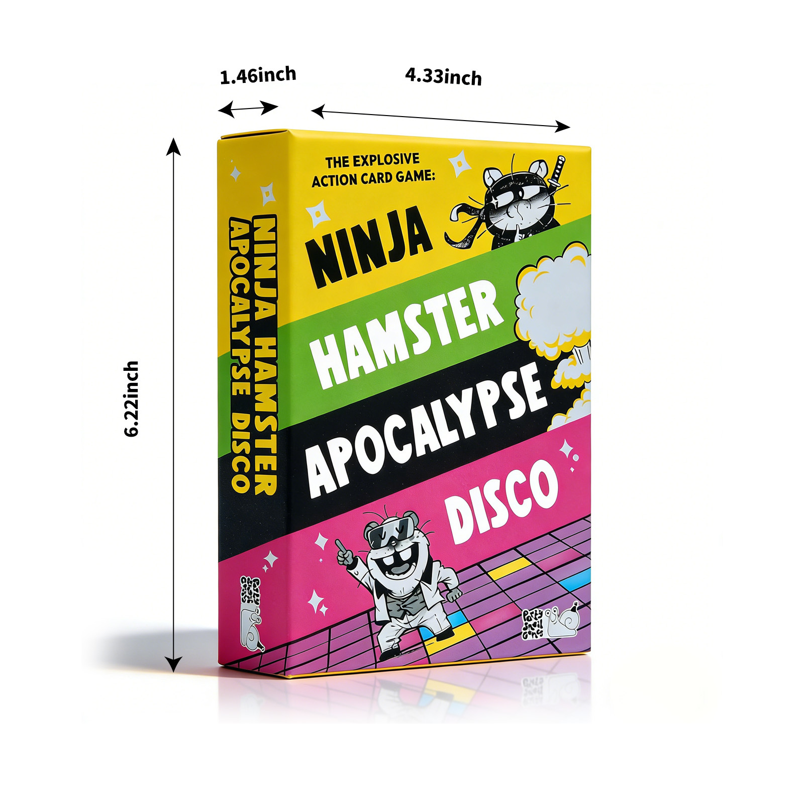 Ninja Hamster Apocalypse Disco Family Party Card Game
