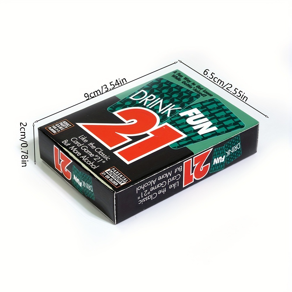 Drink Fun 21 Couples Drinking Party Card Game product view 2