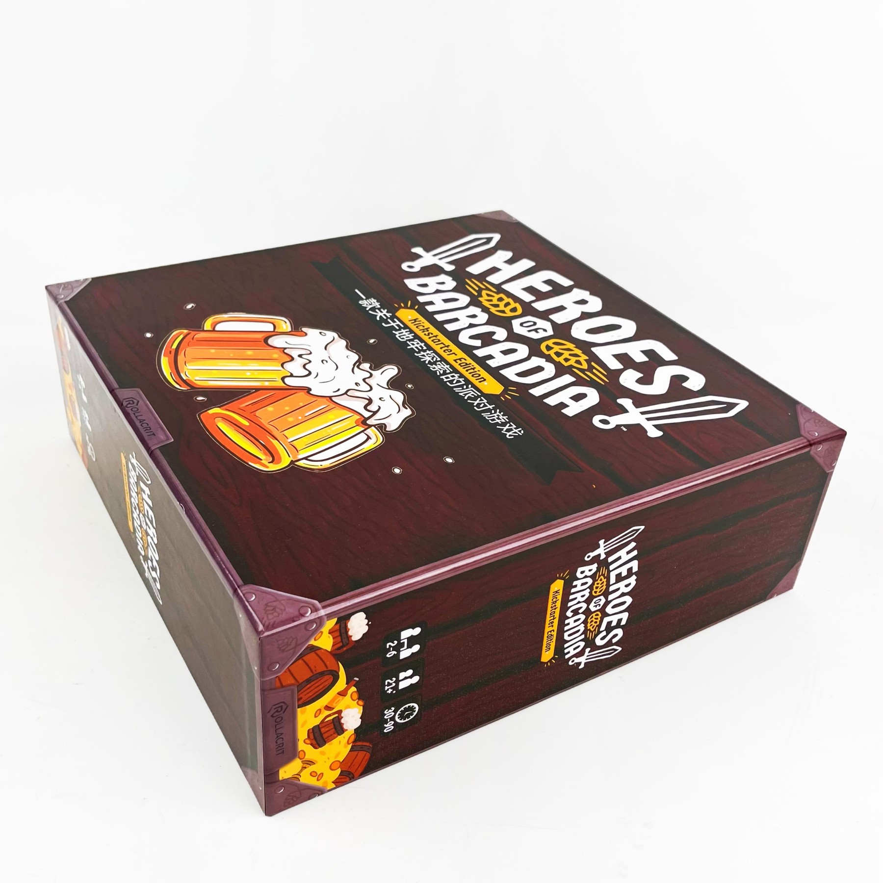 Heroes of Barcadia Chinese Edition Party Board Game