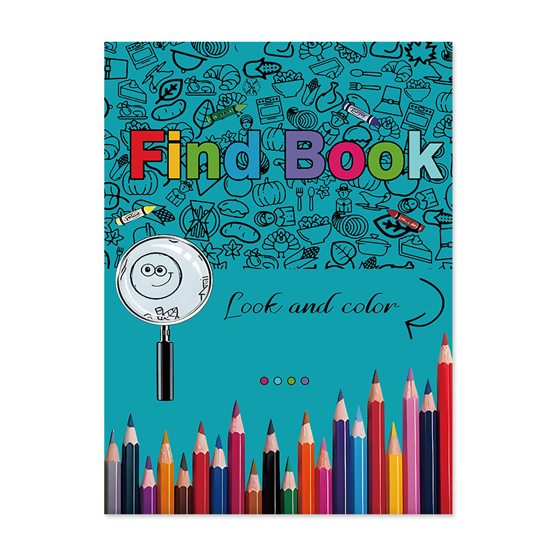 Find, Look and Color Children's Activity Book