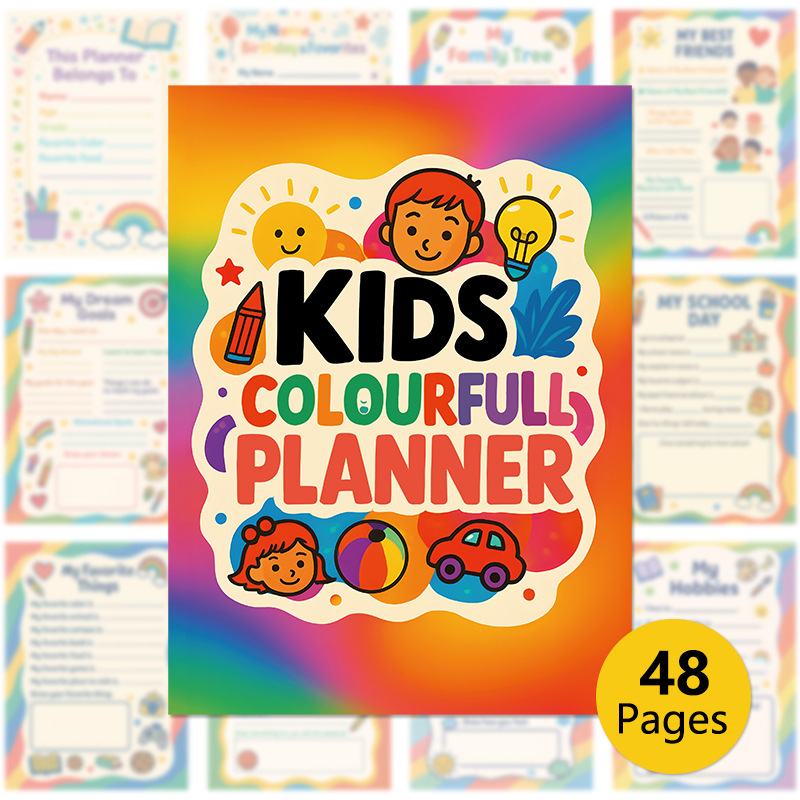 Kids Colorful Daily Planner
