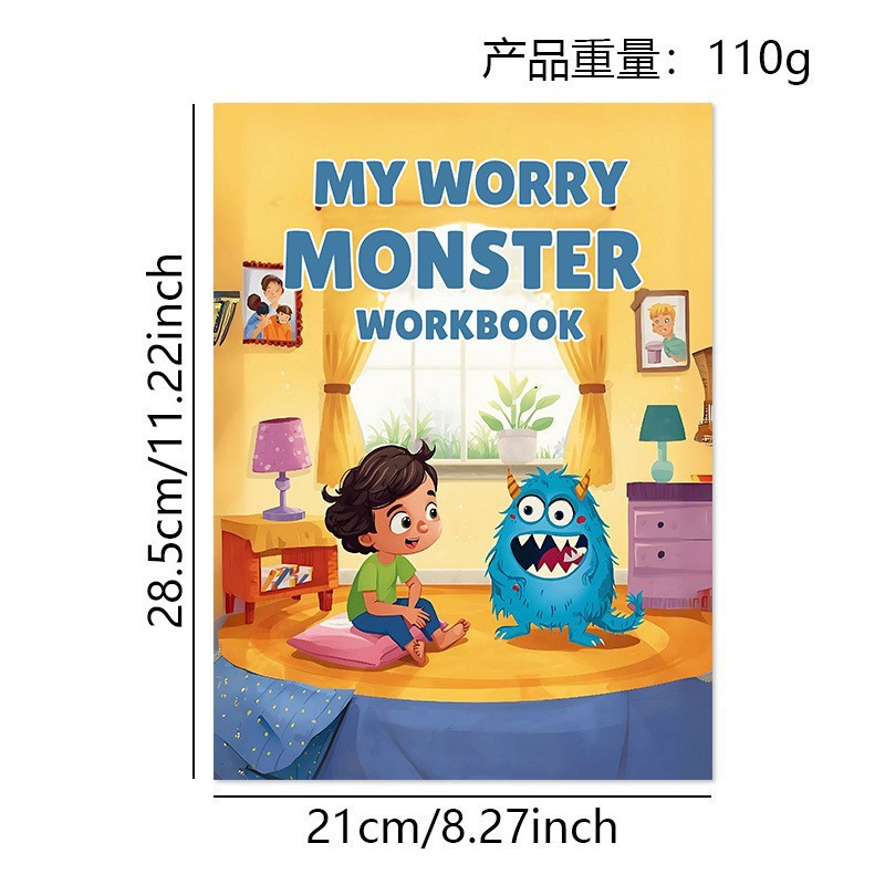 Assorted Guided Planners, Journals and Wellness Workbooks – 74 Options – My Worry Monster Workbook