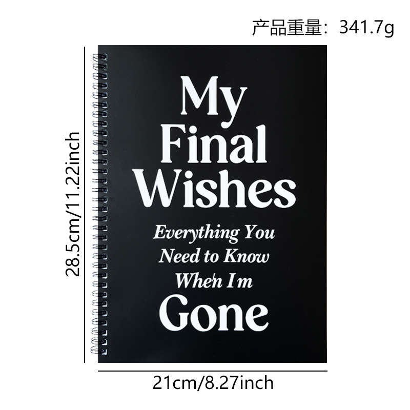 My Final Wishes and Wellness Planning Binders – 21 Options product view 2