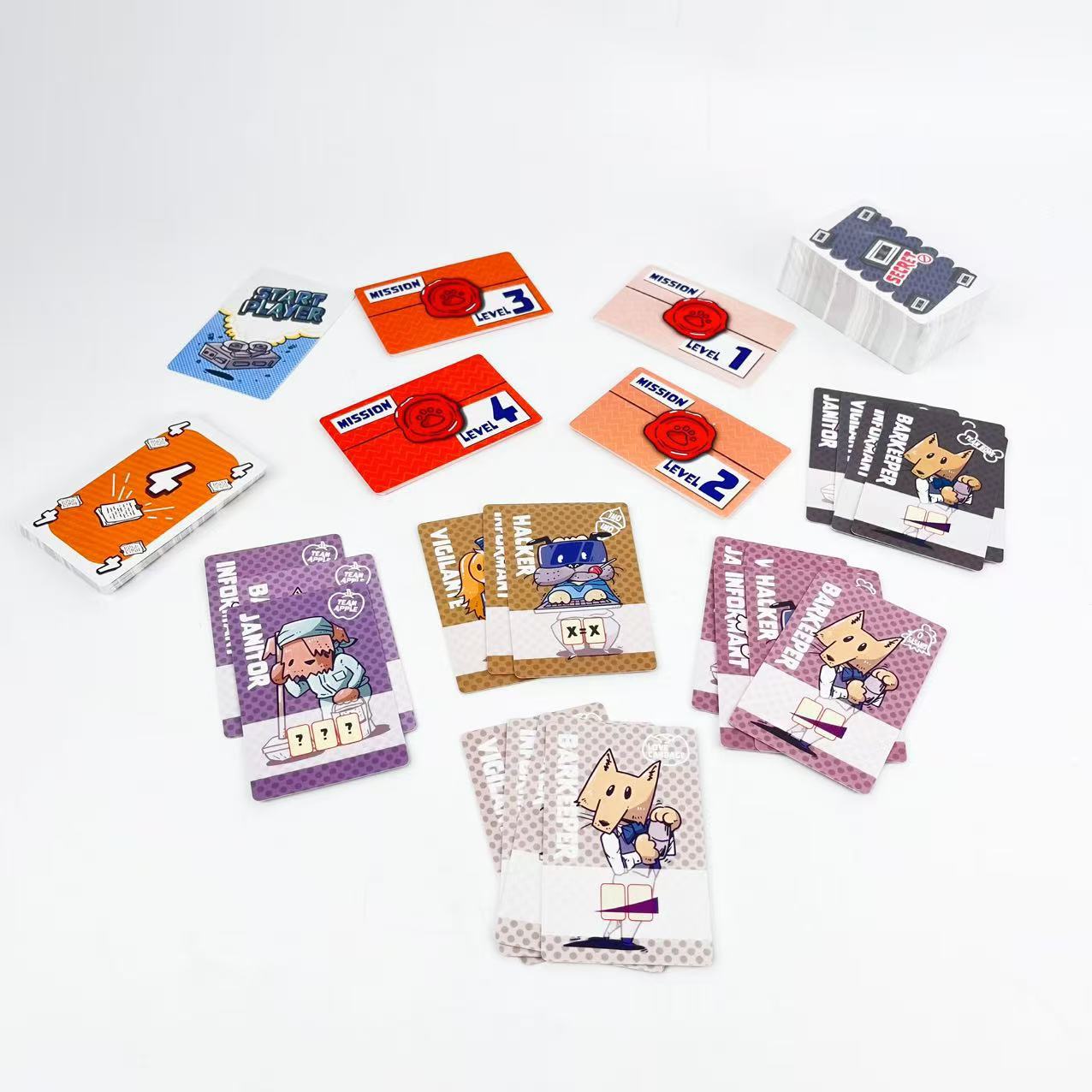 Agent 00 Dog Extreme Mission Chinese Card Game product view 5