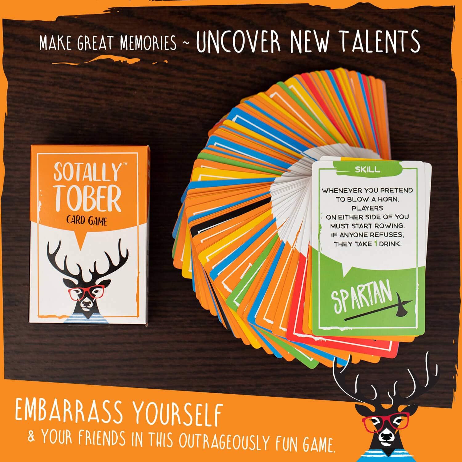 Sotally Tober Adult Drinking Card Game product view 2