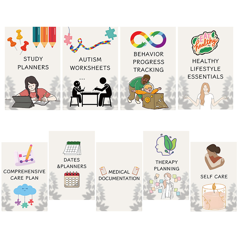 Autism Care Binder and Support Planning Workbook product view 4