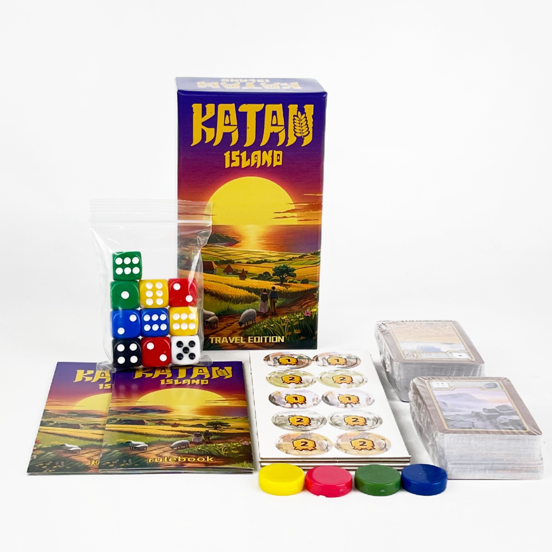 Catan Island Bilingual Travel Board Game product view 2