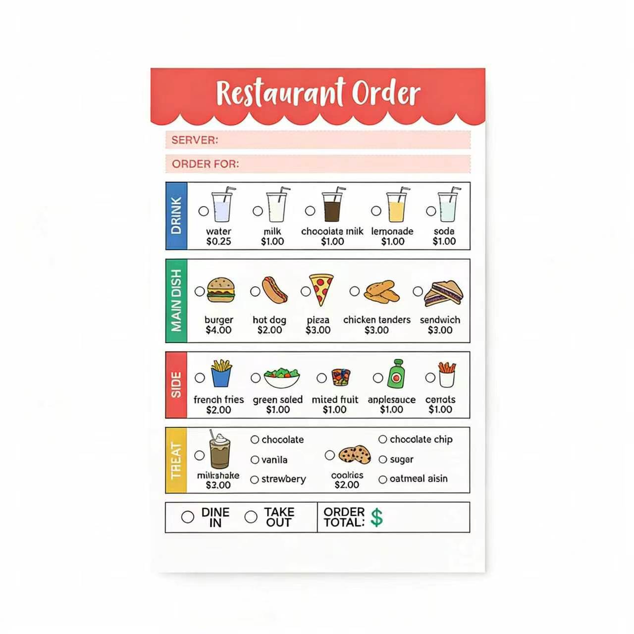 Pretend Play Notepads for Kids – 8 Role-Play Themes product view 5