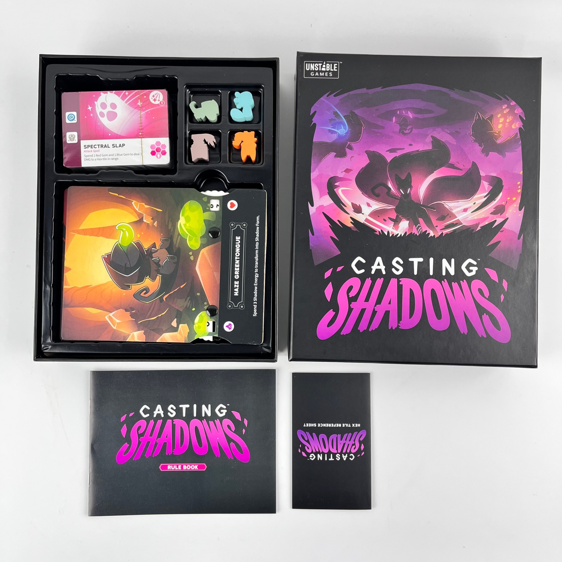 Casting Shadows English Strategy Board Game and Expansion product view 2