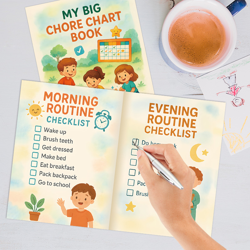 My Big Chore Chart Book for Kids product view 4