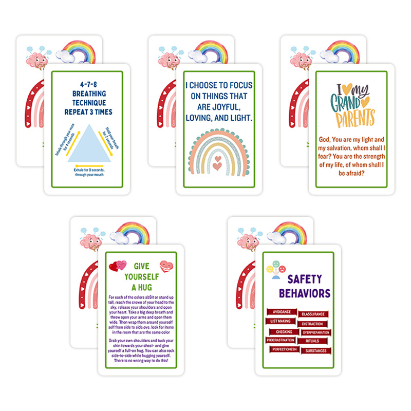 52 Anxiety Coping Skills Cards product view 3