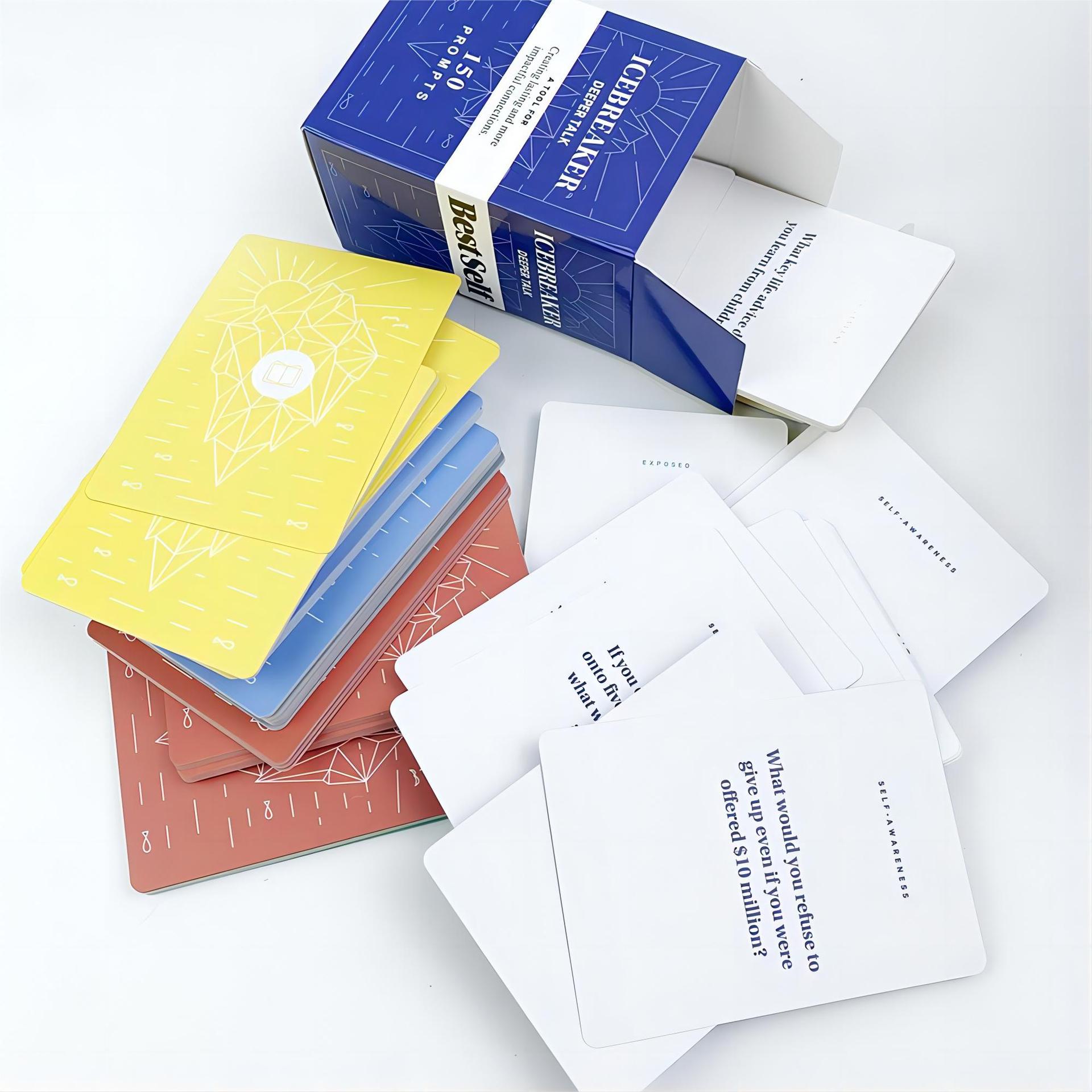 Icebreaker Deeper Talk Couples Conversation Cards