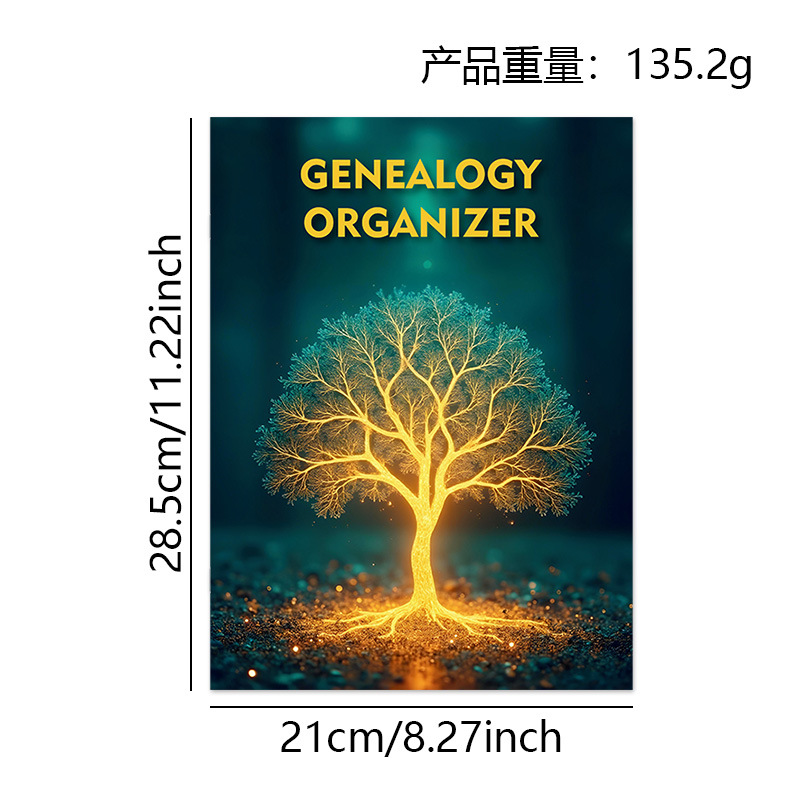 Genealogy Organizer and Family Tree Workbook product view 2