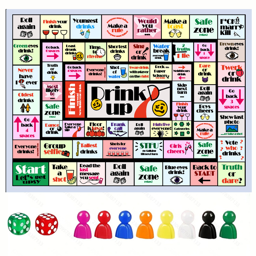 Couples Drinking Board Game product view 2