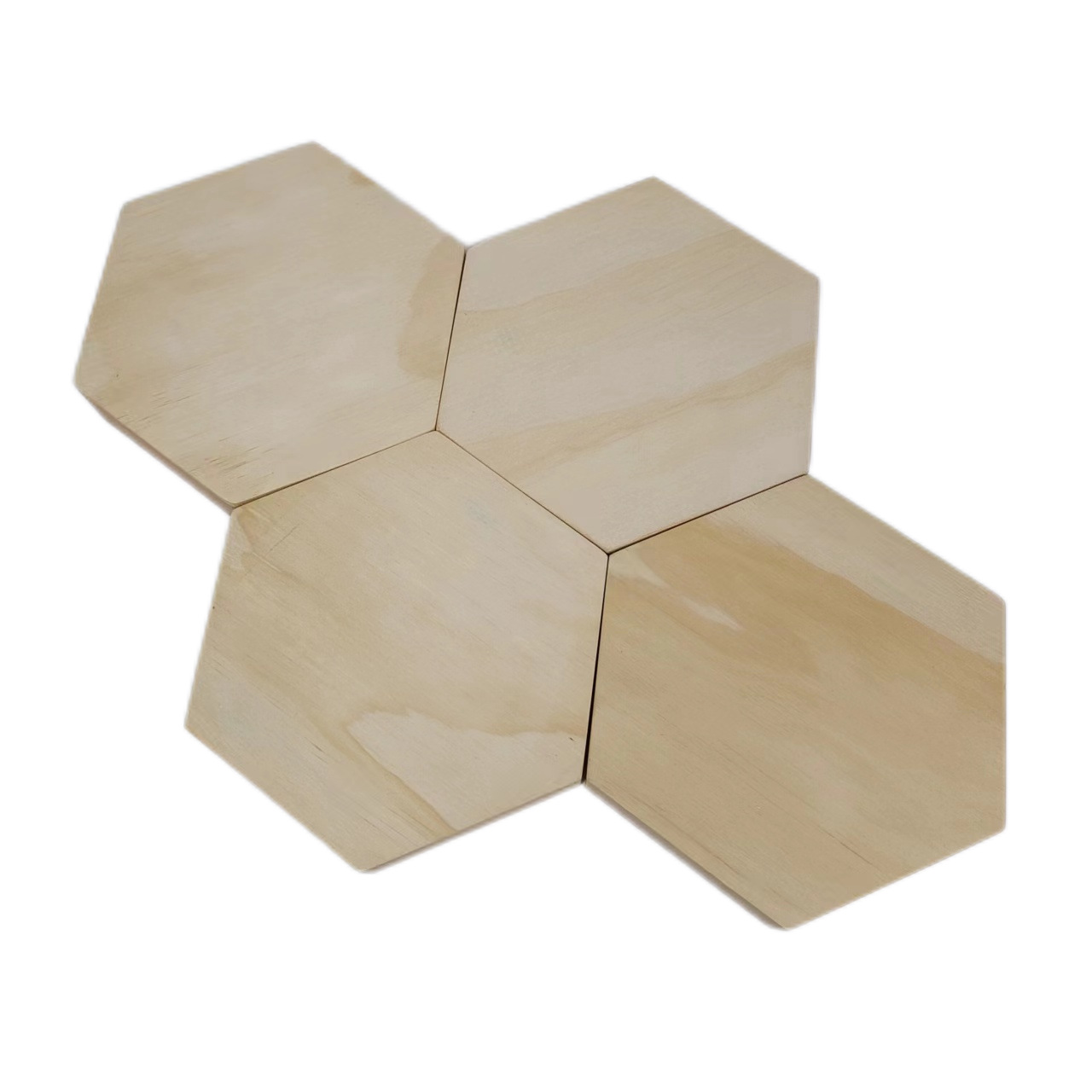 Hexagonal Solid Wood Dice Tray product view 2