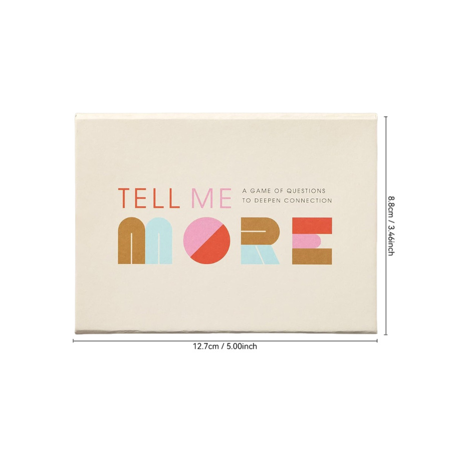 Tell Me More Conversation Starter Card Game product view 5