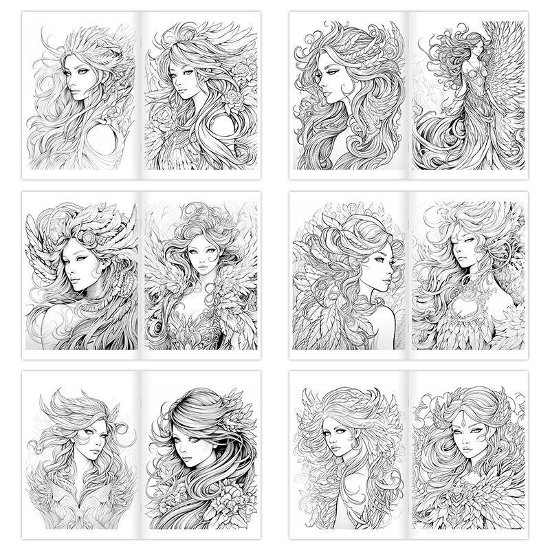 Trendy Shoes Creative Coloring Book product view 3