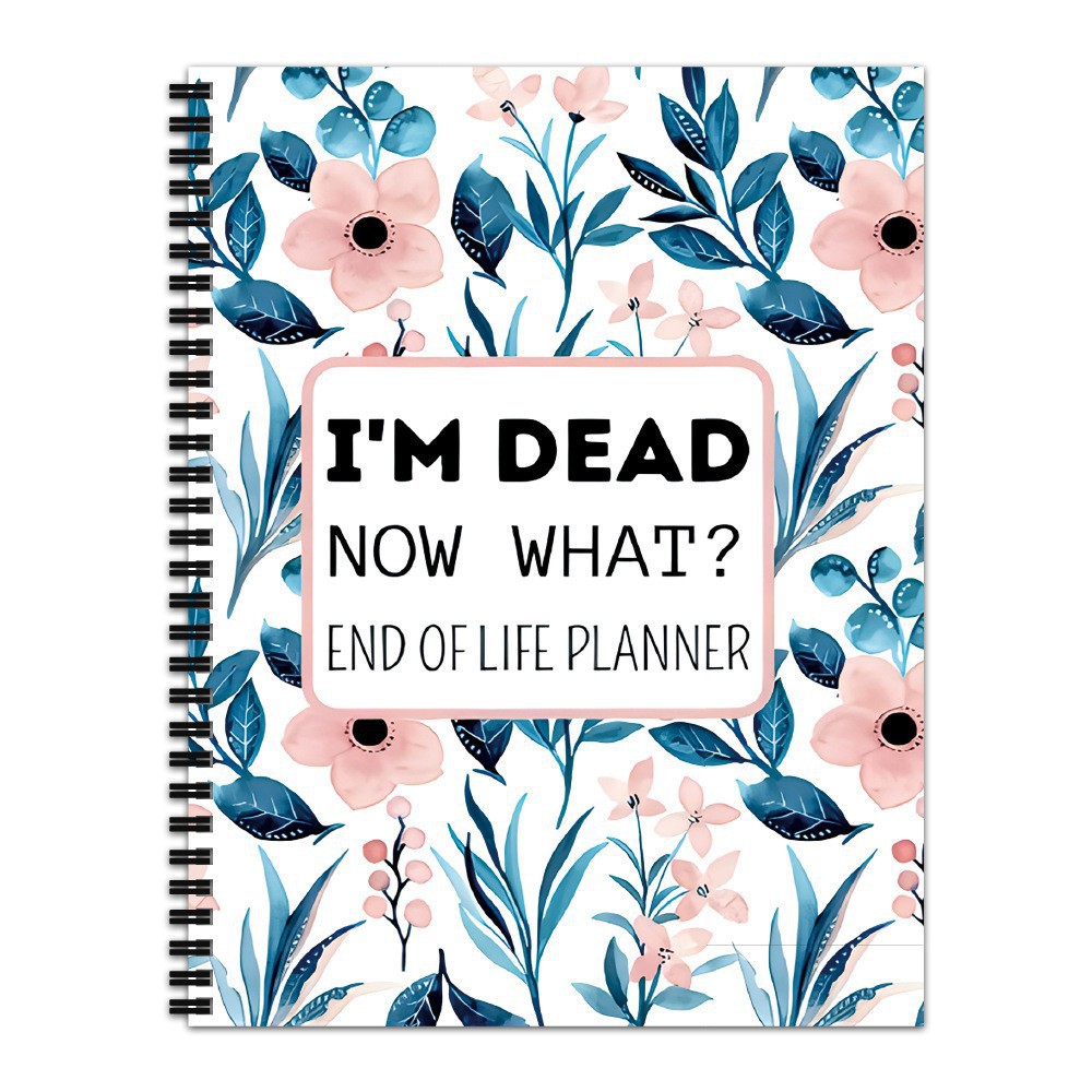 My Final Wishes and Wellness Planning Binders – 21 Options – Blue Binder