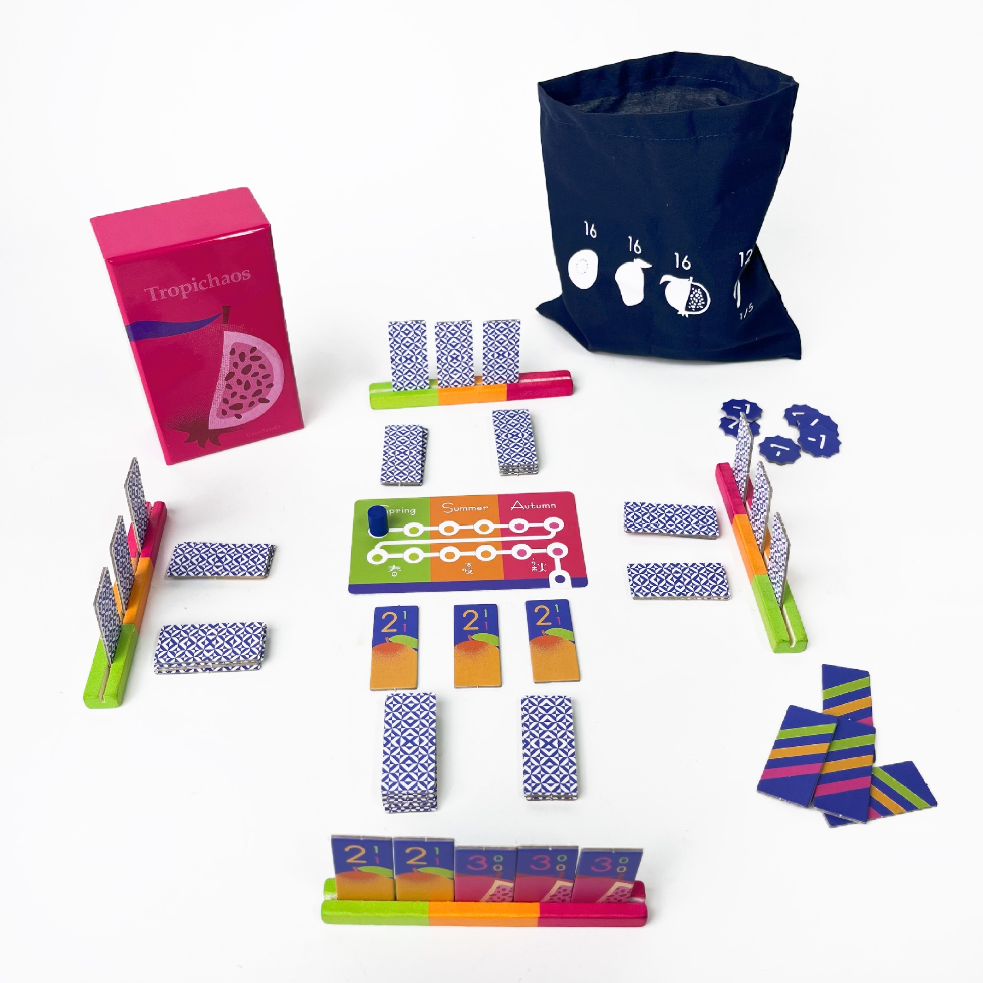 Tropichaos Bilingual Oink Games Card Game product view 2