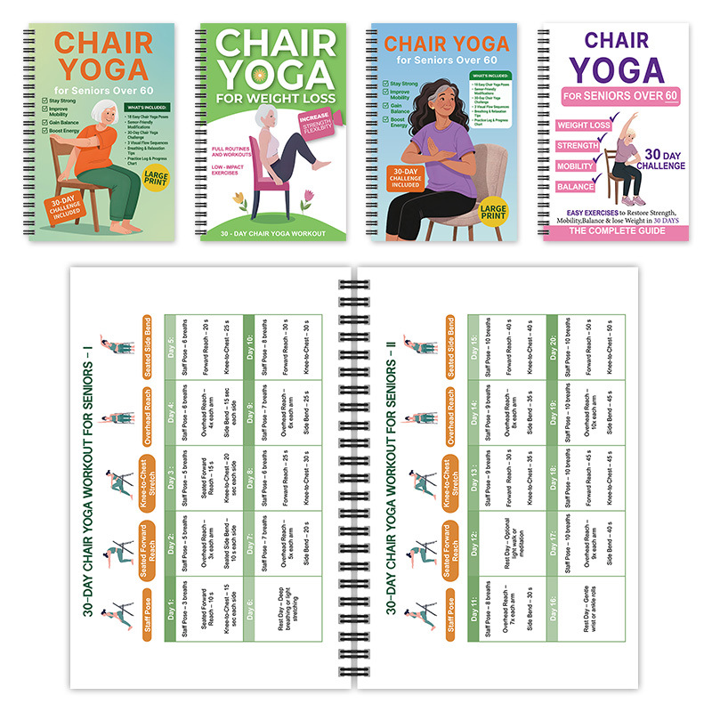 Chair Yoga for Senior Weight Loss – 4 Editions product view 4
