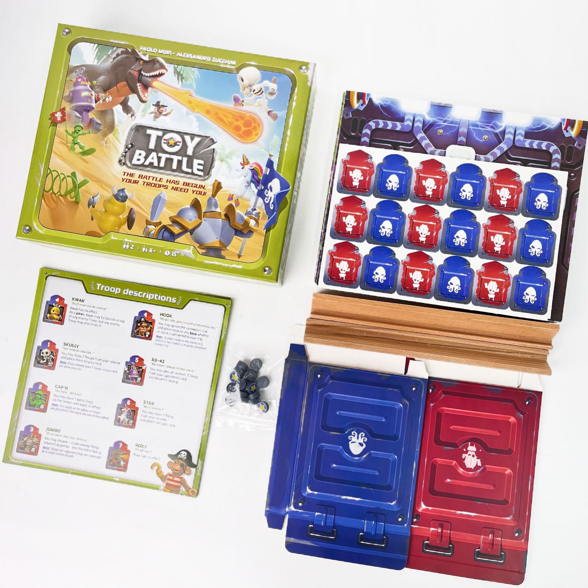 Toy Battle Bilingual Two-Player Strategy Game product view 3