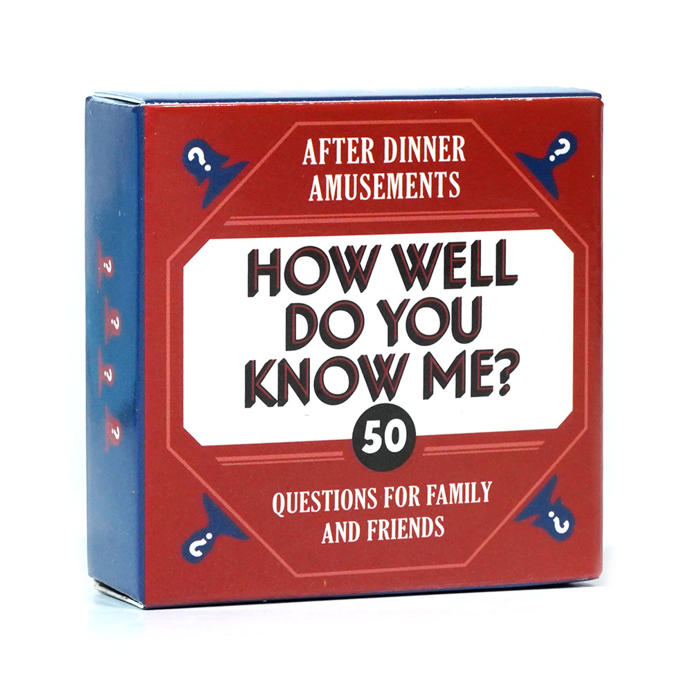 How Well Do You Know Me? After Dinner Amusements Card Game product view 3