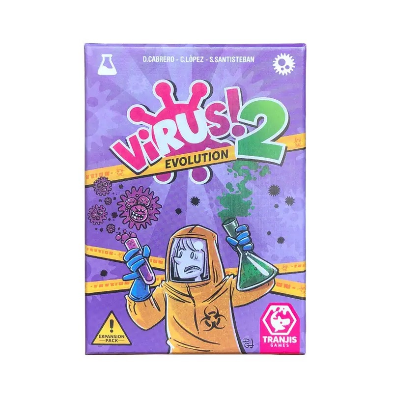 VIRUS! and Spanish-Language Party Card Games – 24 Options – VIRUS! 2 Evolution – Spanish
