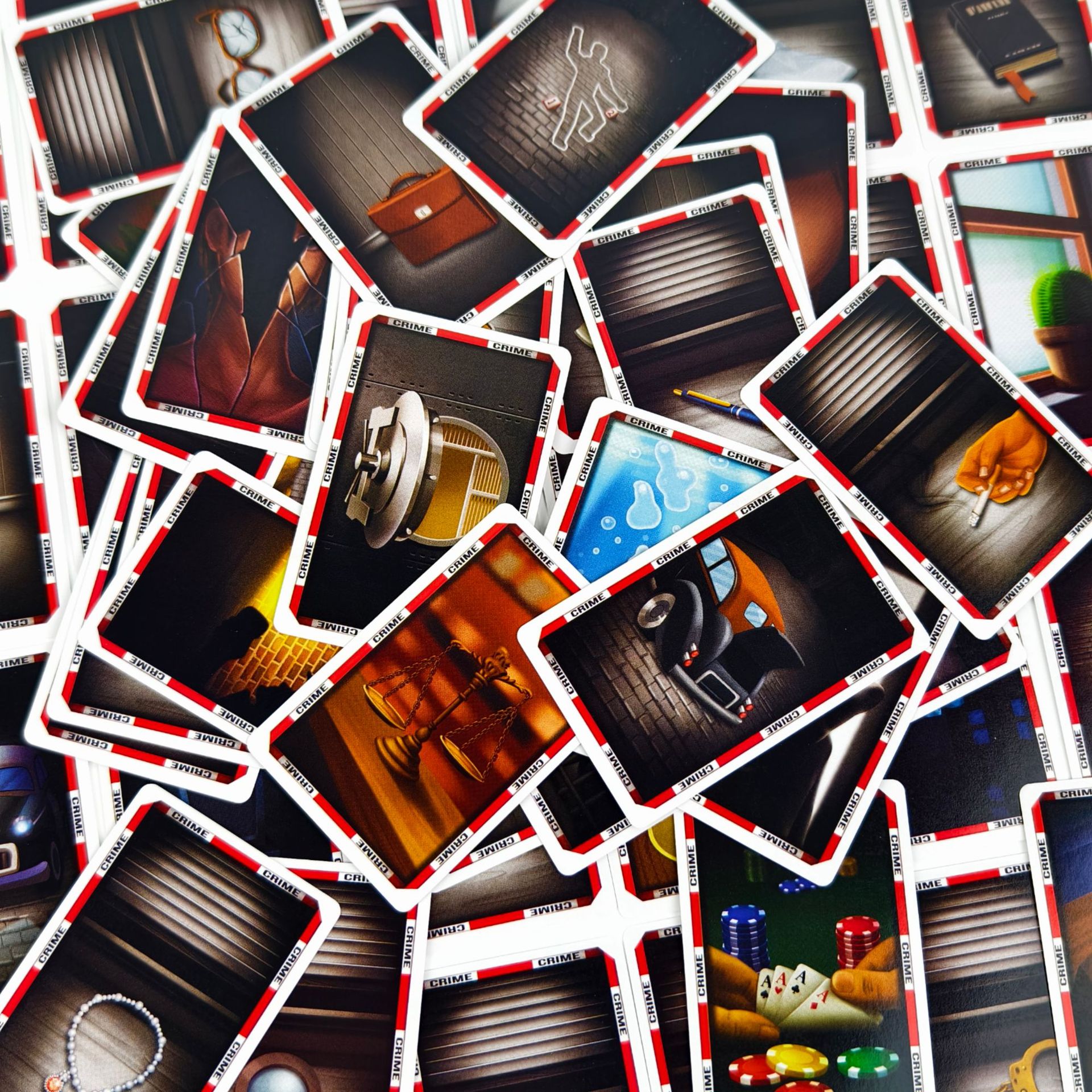 Tabula Rasa Crime Chinese Deduction Card Game