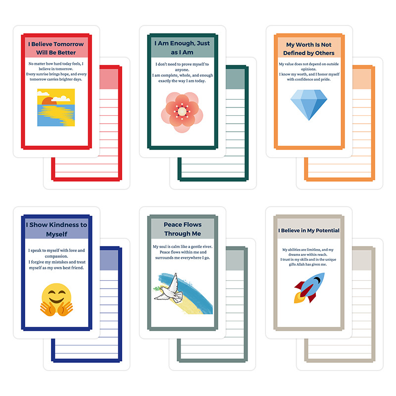 Mental Resilience Positive Affirmation Cards – 50 Pack product view 4