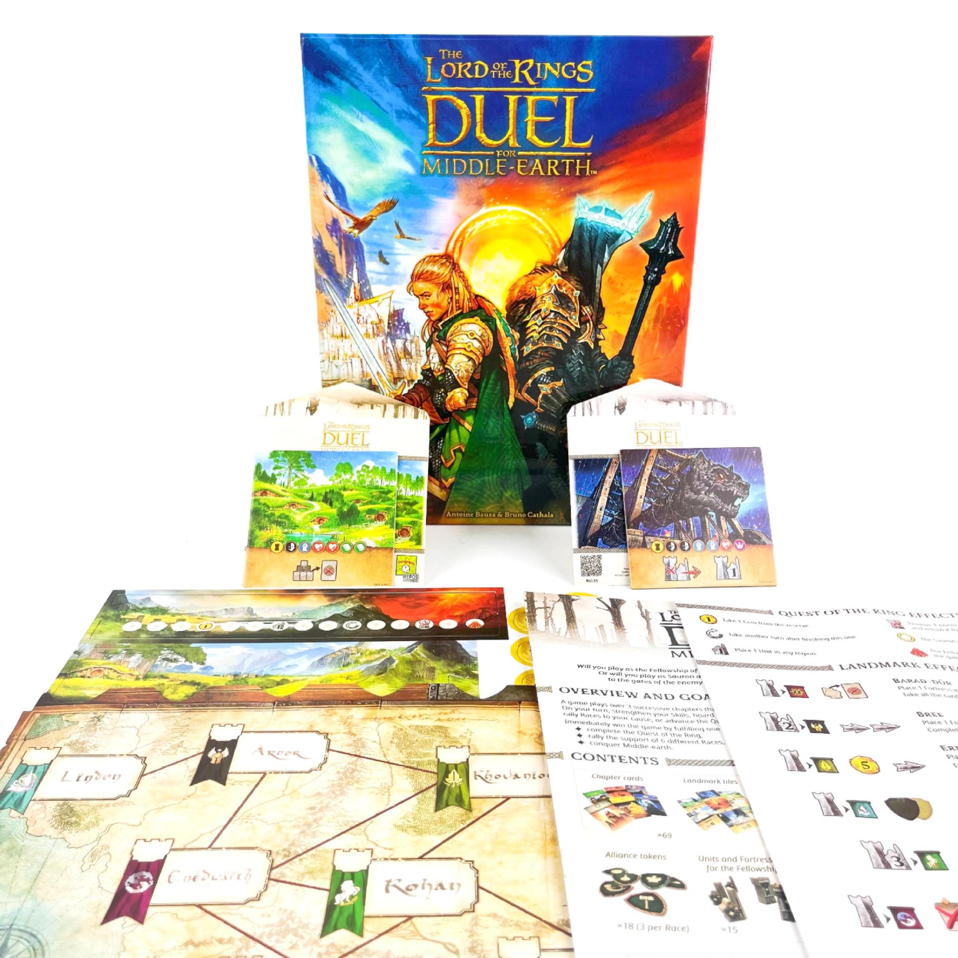 The Lord of the Rings Duel for Middle-earth English Board Game