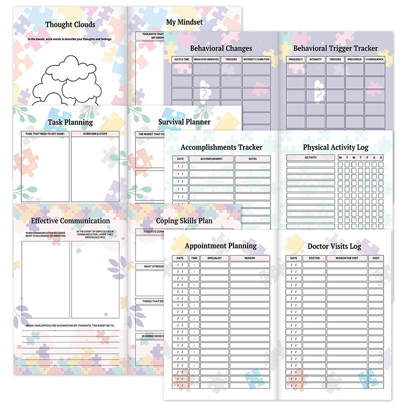 Autism Care Binder and Support Planning Workbook product view 3